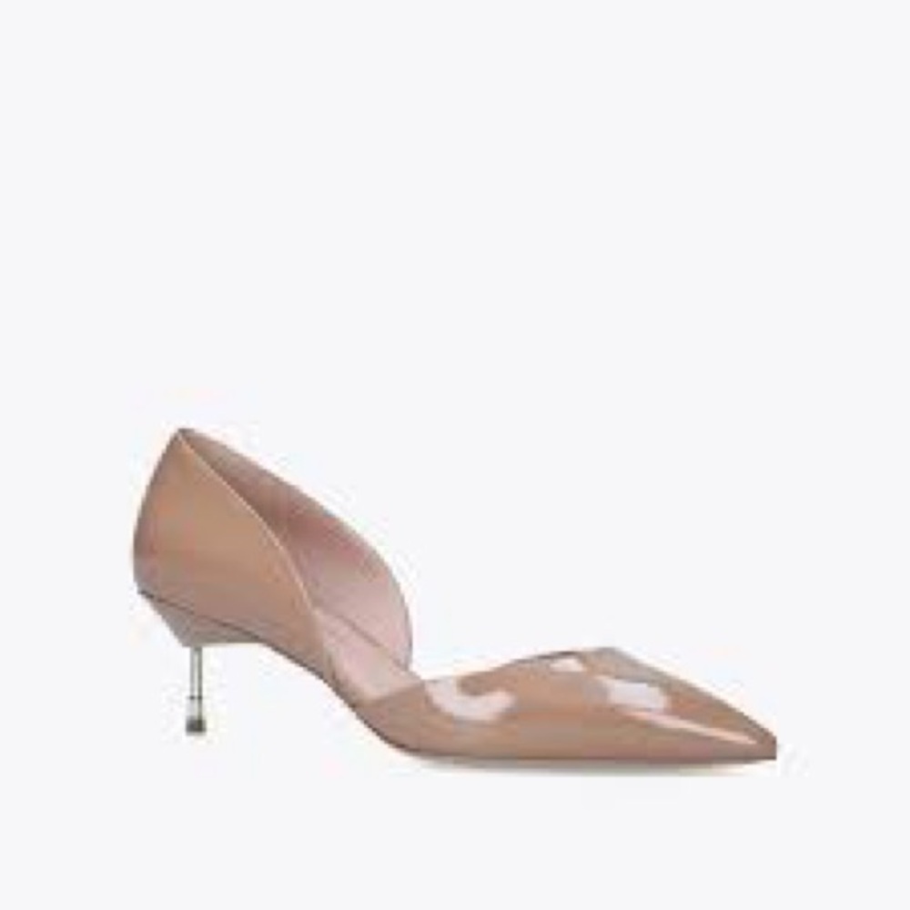 Kurt Geiger Nude Patent Heels Like New
